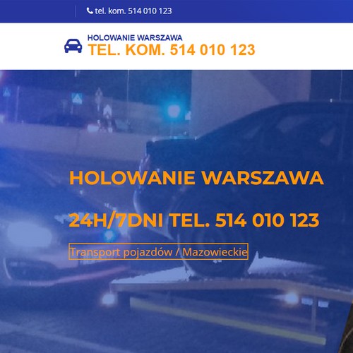 Holowanie Warszawa